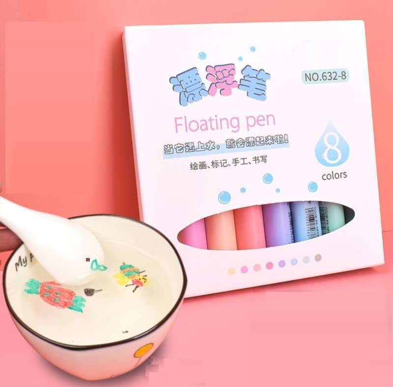 Water Floating Pen 8 Colors Set