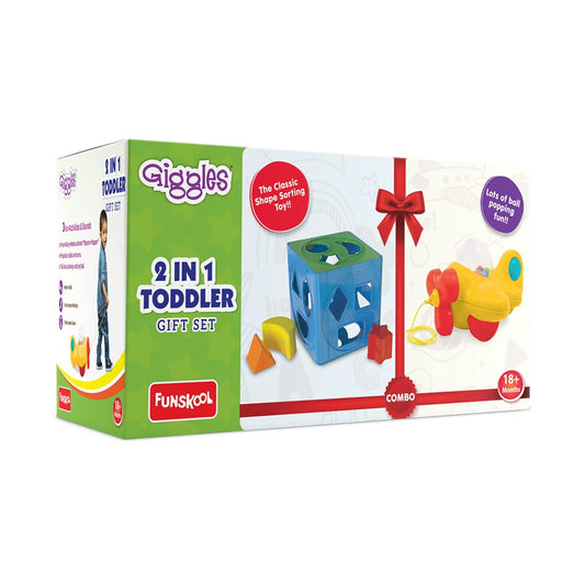 2 in 1 Toddler Gift Set- Funskool Giggles