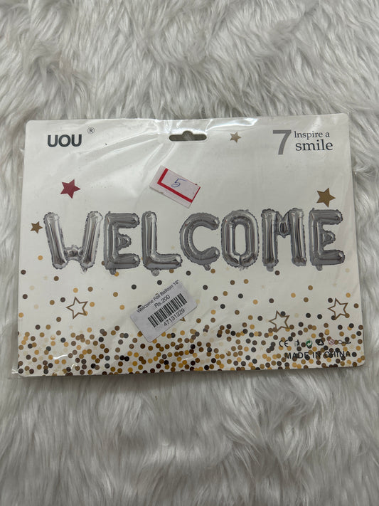 Welcome Foil Balloon 16"