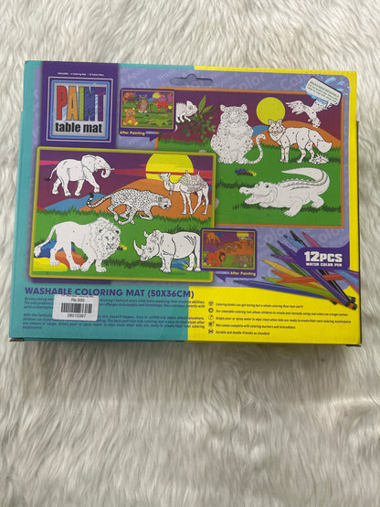 DIY Washable Paint Colouring Mats (50x36 CM) 3+