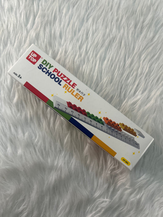 DIY Lego Puzzle School Ruler
