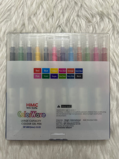 Himic Colour Gel Pen 12