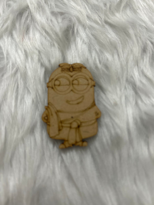 DIY Pre-Marked MDF Cutout- Minion Fridge Magnet