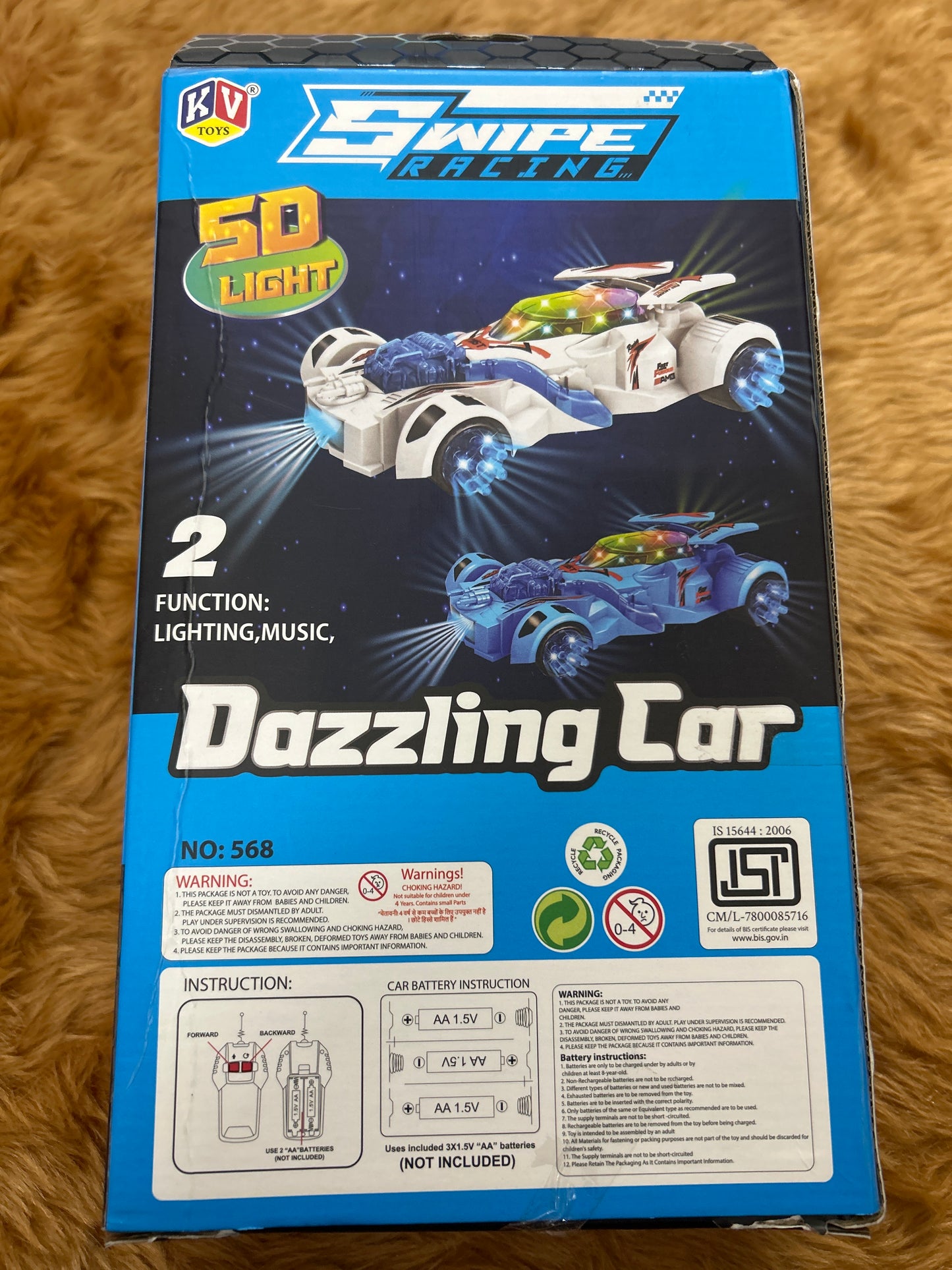 KV Swipe Racing RC Car- 4+