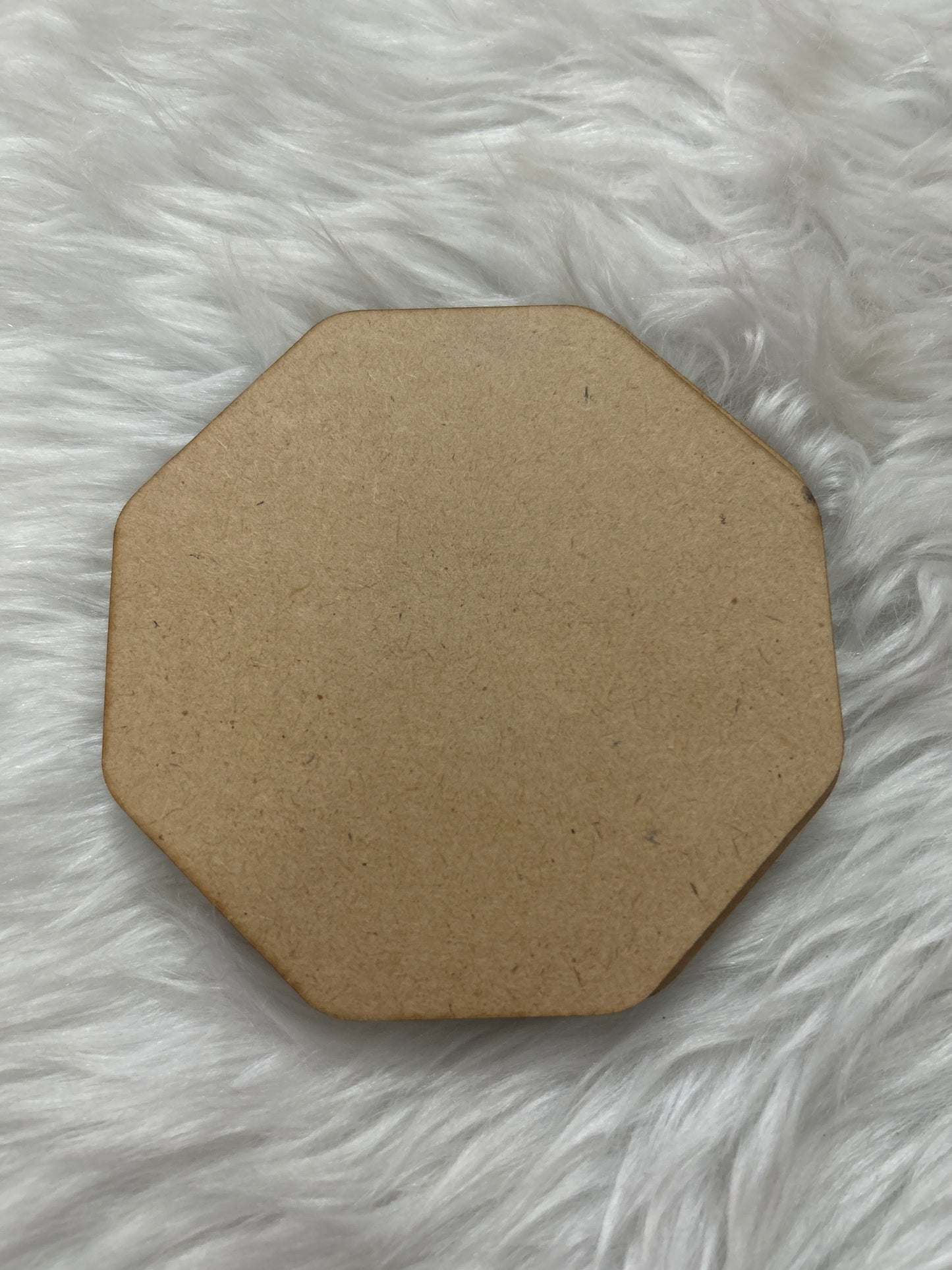 Tea Coaster MDF Hexagon 3.9inch 2MM 4Pc Set TCMH01
