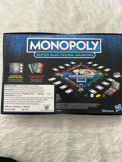 Hasbro Monopoly Super Electronic Banking 8+