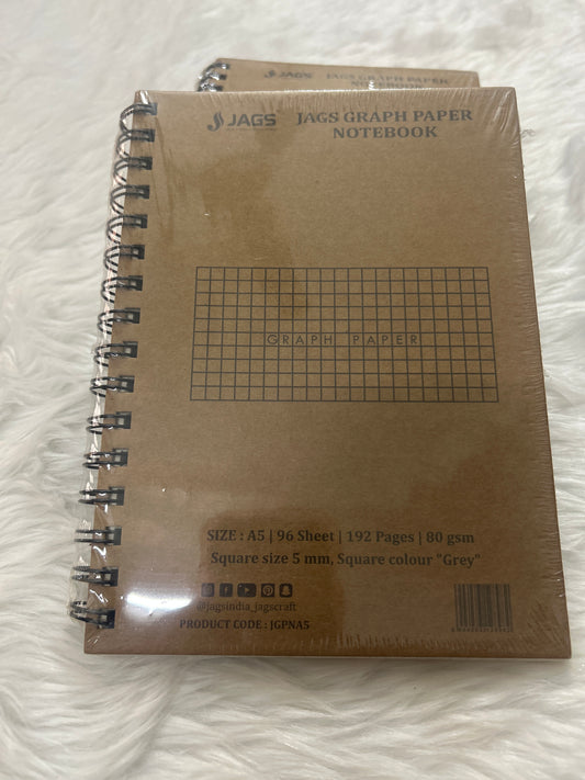 A5 Square Grid Notebook