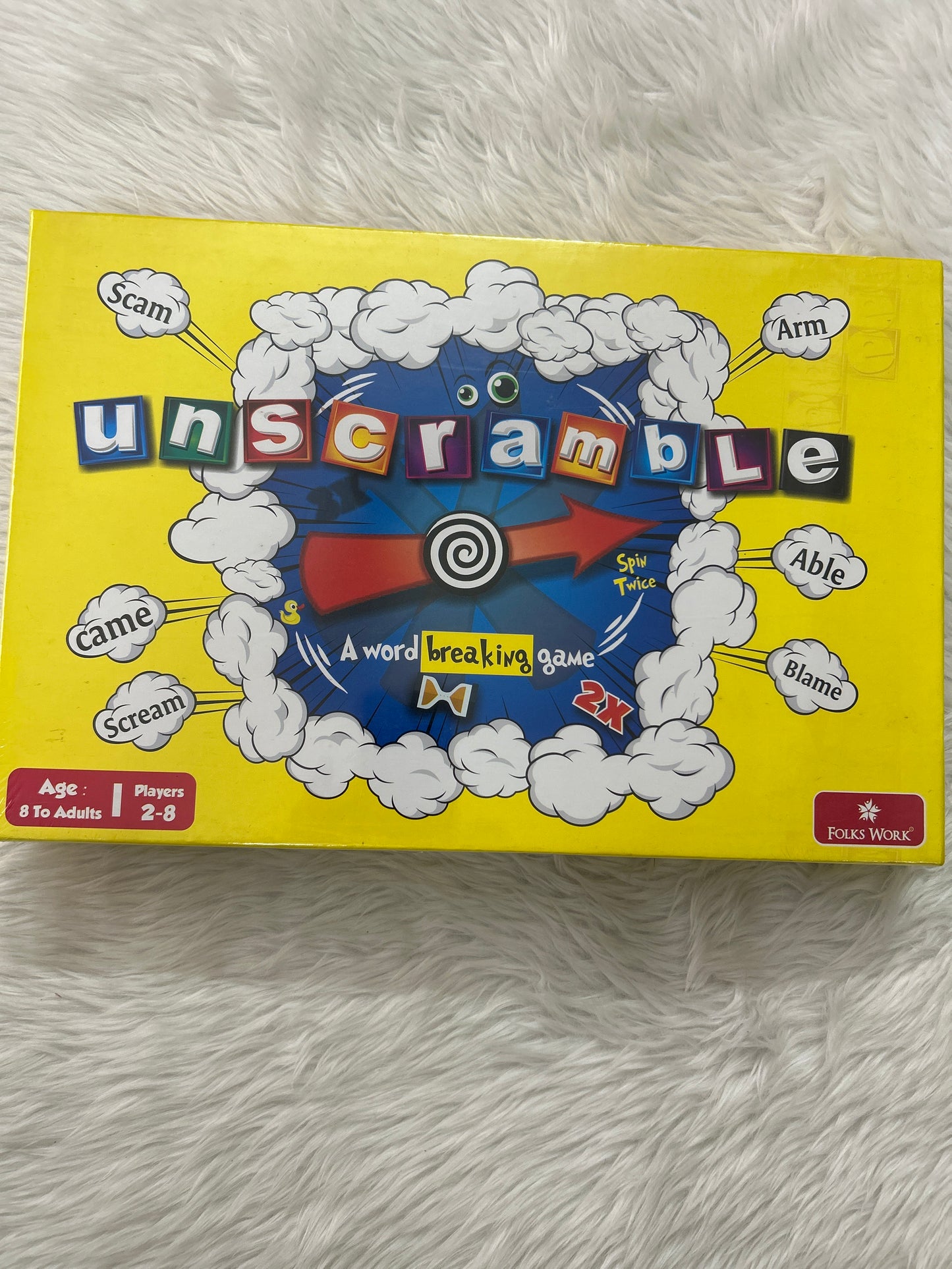 FOLKS WORKS UNSCRAMBLE 8+