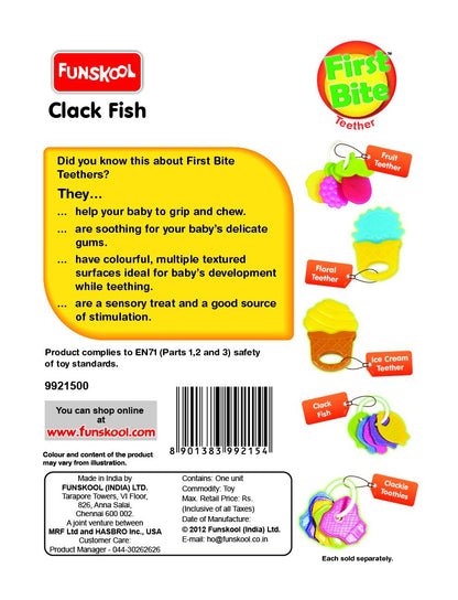 Giggles Clack Fish Teether