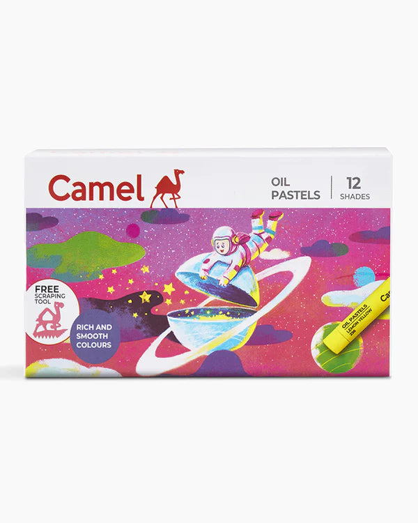 Camel 12 Shade Oil Pastels