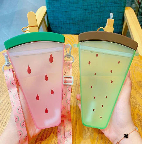 Ice Cream Watermelon Water Bottle Plastic 320ML