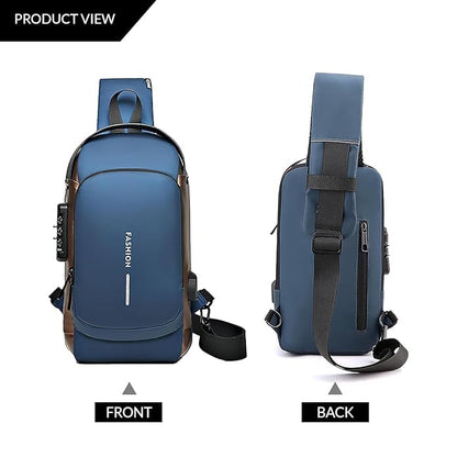 Crossbody Travel Bag with Charging Lock