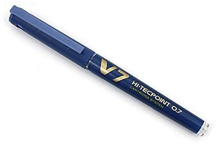 Pilot Hi-Techpoint V7 Pen with Cartridge (Blue)