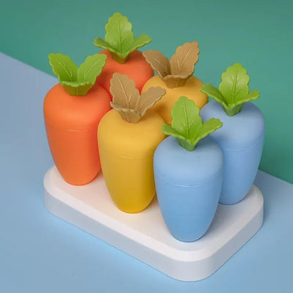 Ice Candy Popsicle Mould Flower Carrot