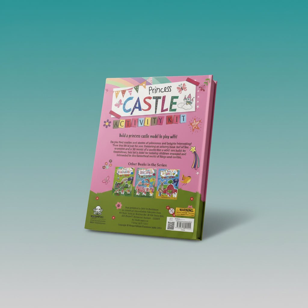 3D Princess Castle Activity Kit 6+ by Gift Hub Mart