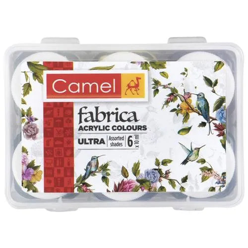 Camel Fabrica Acrylic Colours 6 Shade Ultra