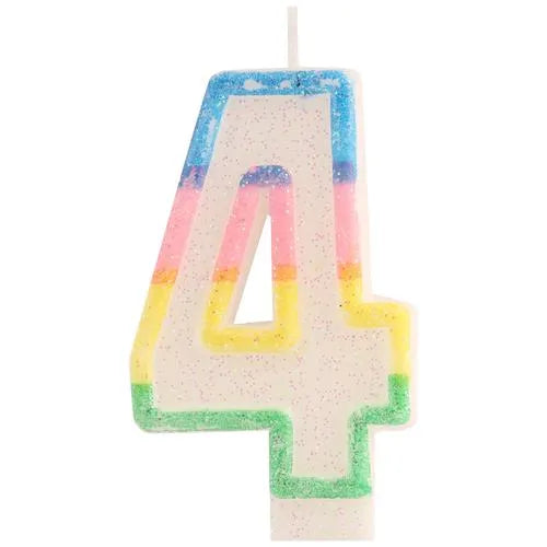 Birthday Number Candle 4