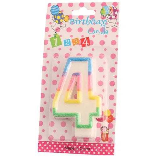 Birthday Number Candle 4