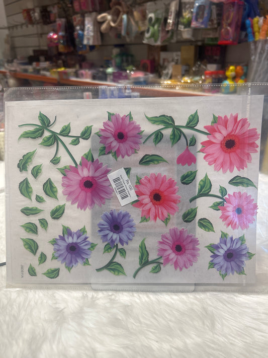 Resin Flower Printed Sheet A4 JSDS11A