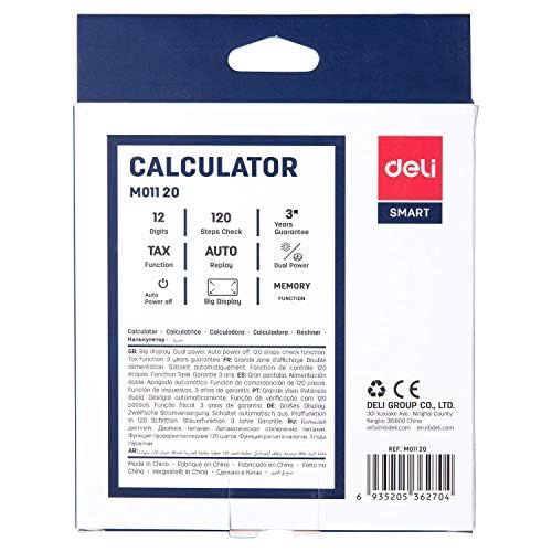 Deli Calculator M01120