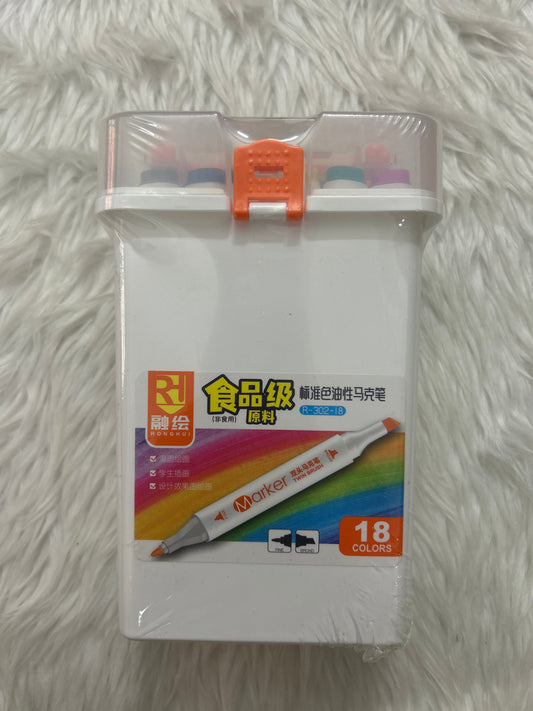 Oil Based Markers - 18 Shades