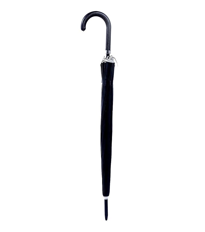 Black Long Umbrella Big 36 Inch