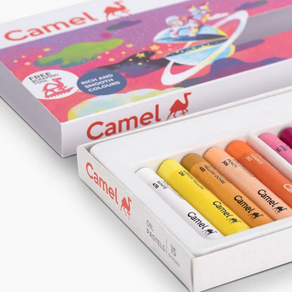 Camel 15 Shade Oil Pastels