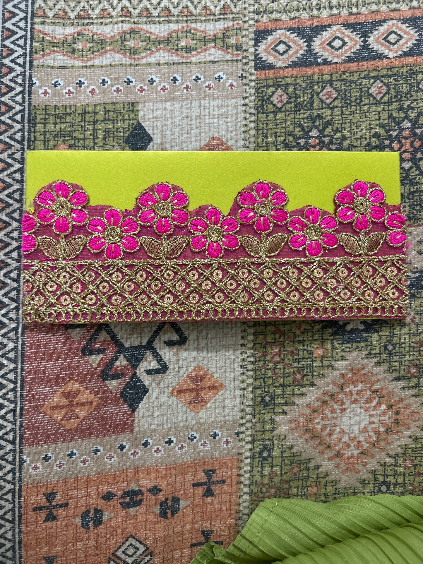 Money Envelope Zardozi Work
