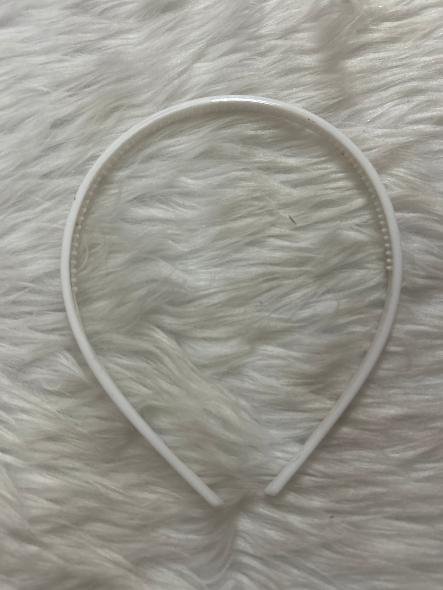 Hair Band Thin White