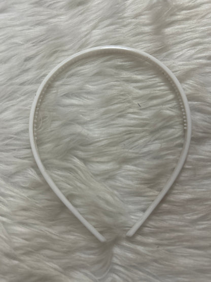 Hair Band Thin White