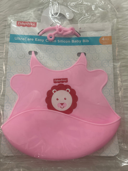 Fisher Price Silicon Baby Bib 4+ months
