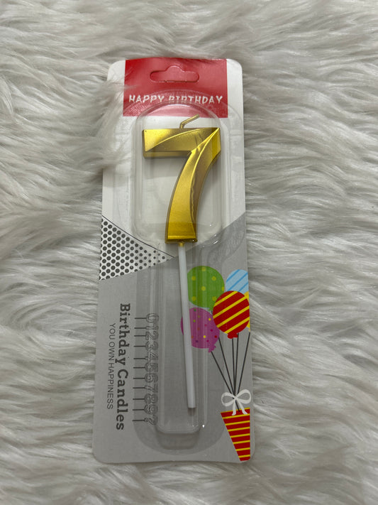 Golden Candle Number 7