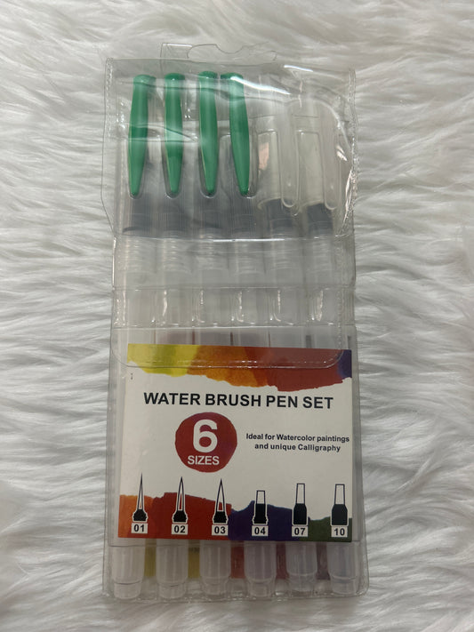 Water Brush Pen (Set of 6)