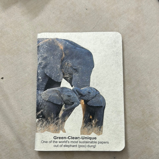 Eco Mini Diary Elephant Poop Diary