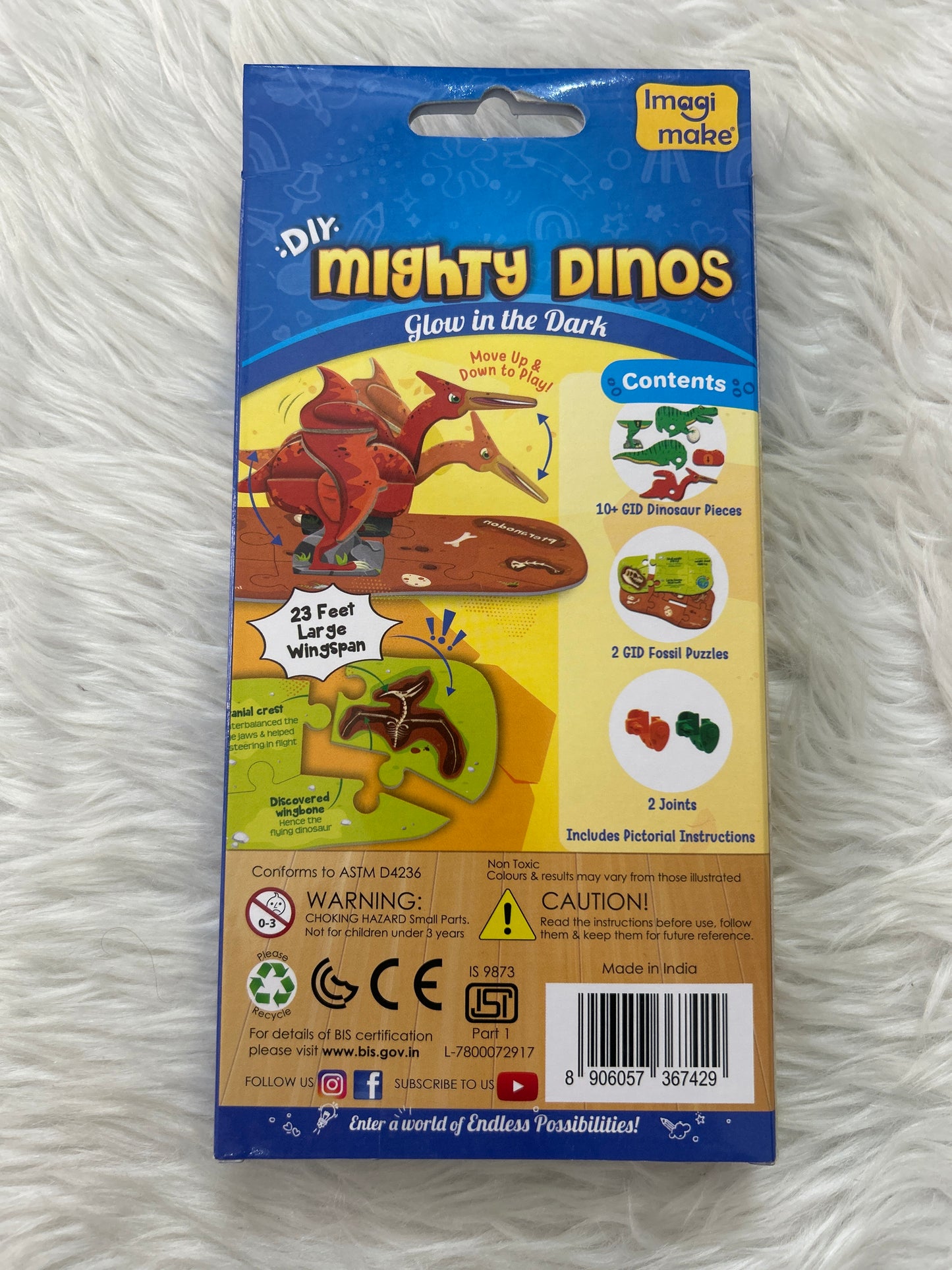 Imagimake Diy Mighty Gid Dino Trex 5+