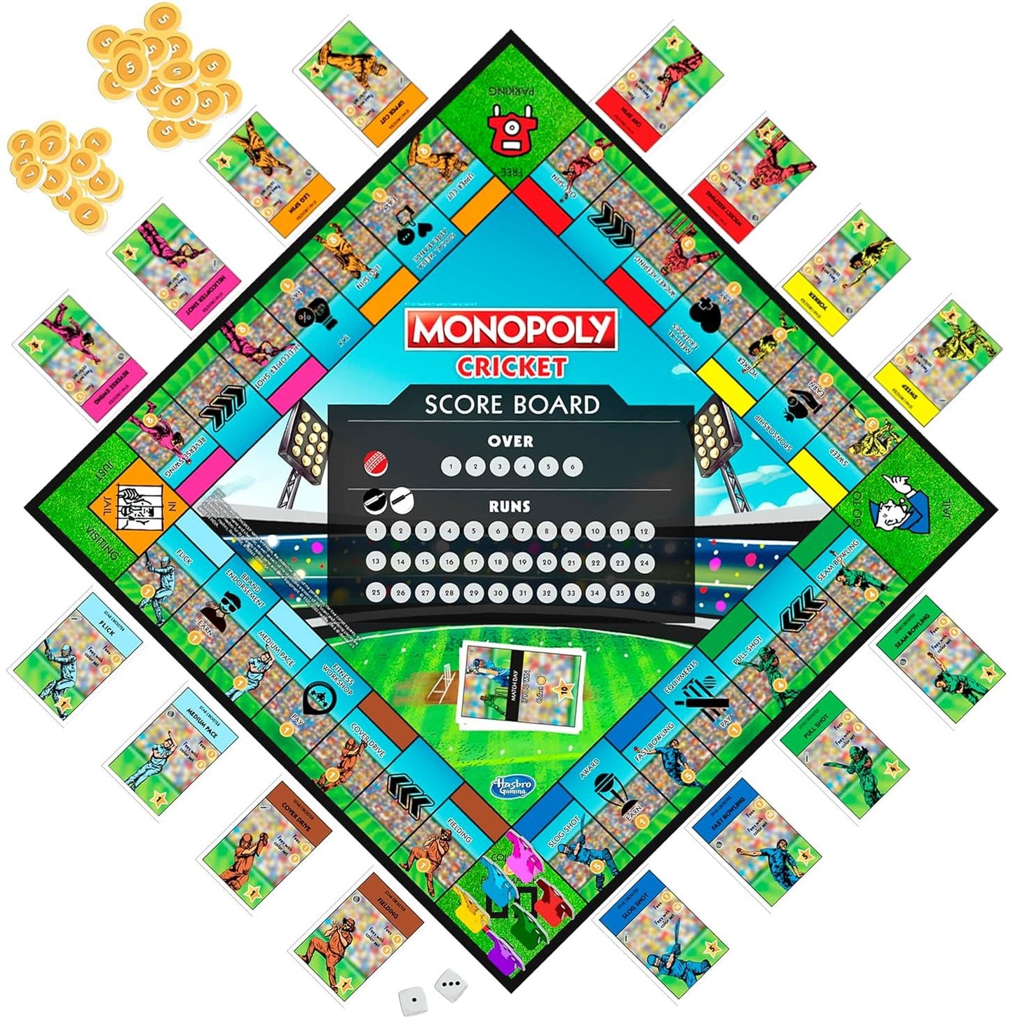 Monopoly Cricket Hasbro Gaming