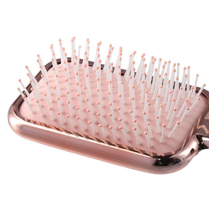 Rose Gold Crown Paddle Hair Brush