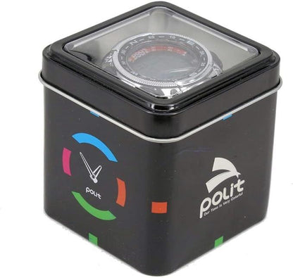 Digital Polit Wrist Watch Box- Black