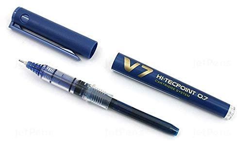 Pilot Hi-Techpoint V7 Pen with Cartridge (Blue)