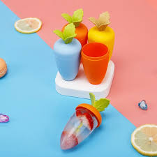 Ice Candy Popsicle Mould Flower Carrot