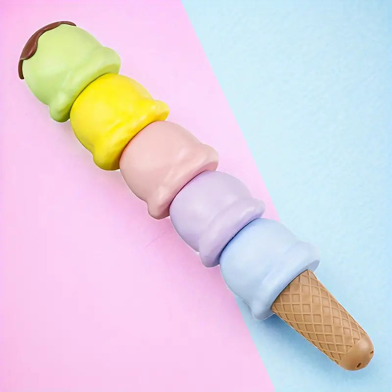 Ice Cream Cone Shape Highlighter Pack of 5