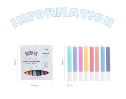 Water Floating Pen 8 Colors Set