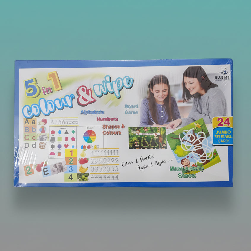 5 in 1 Colour And Wipe (3+) by Gift Hub Mart