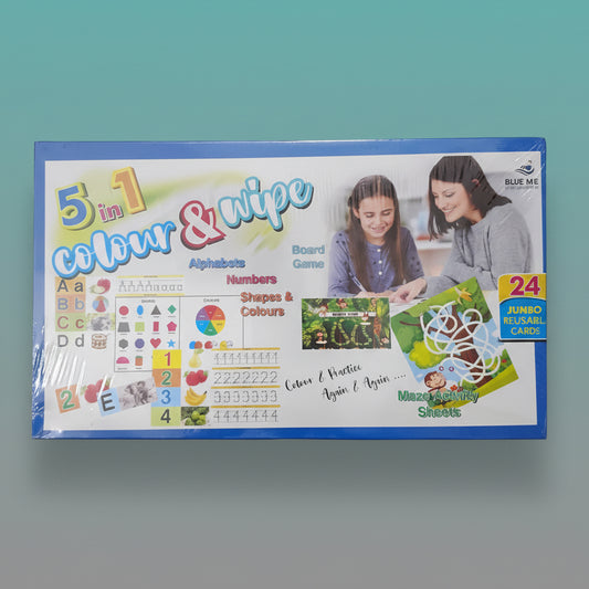 5 in 1 Colour And Wipe (3+) by Gift Hub Mart