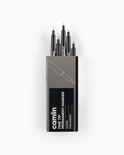 Camlin Fine Tip Permanent Marker Black