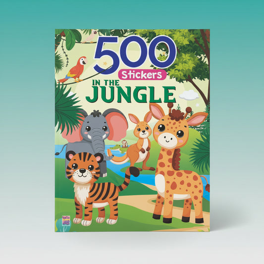 500 Stickers In The Jungle 3+ HF by Gift Hub Mart