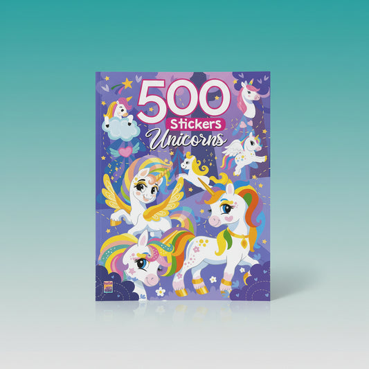 500 Stickers Unicorns 3+ HF by Gift Hub Mart