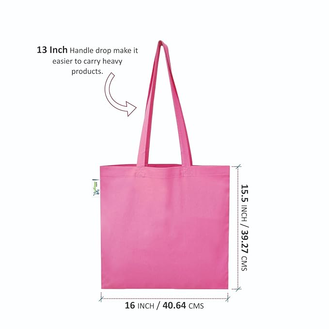 Fancy Canvas Bag Big Pink