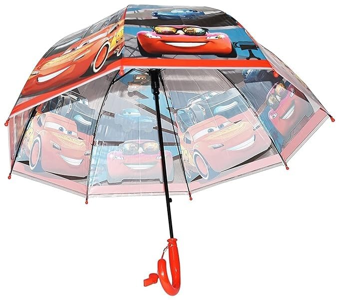 Kids Cars Theme Umbrella PVU Plastic