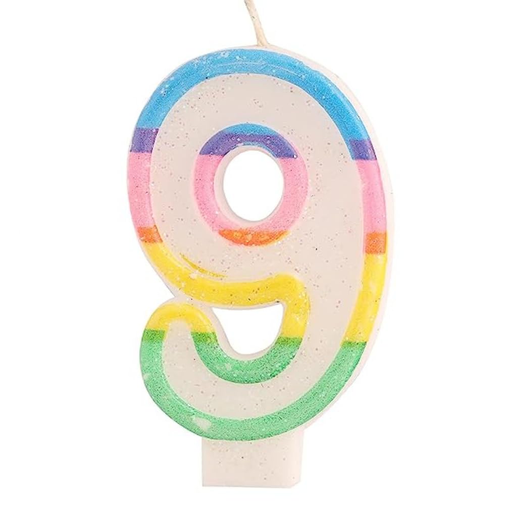 Birthday Number Candle 9